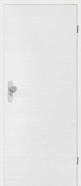 DURAT® Wohnungseingangstür Pino weiß L-Struktur quer