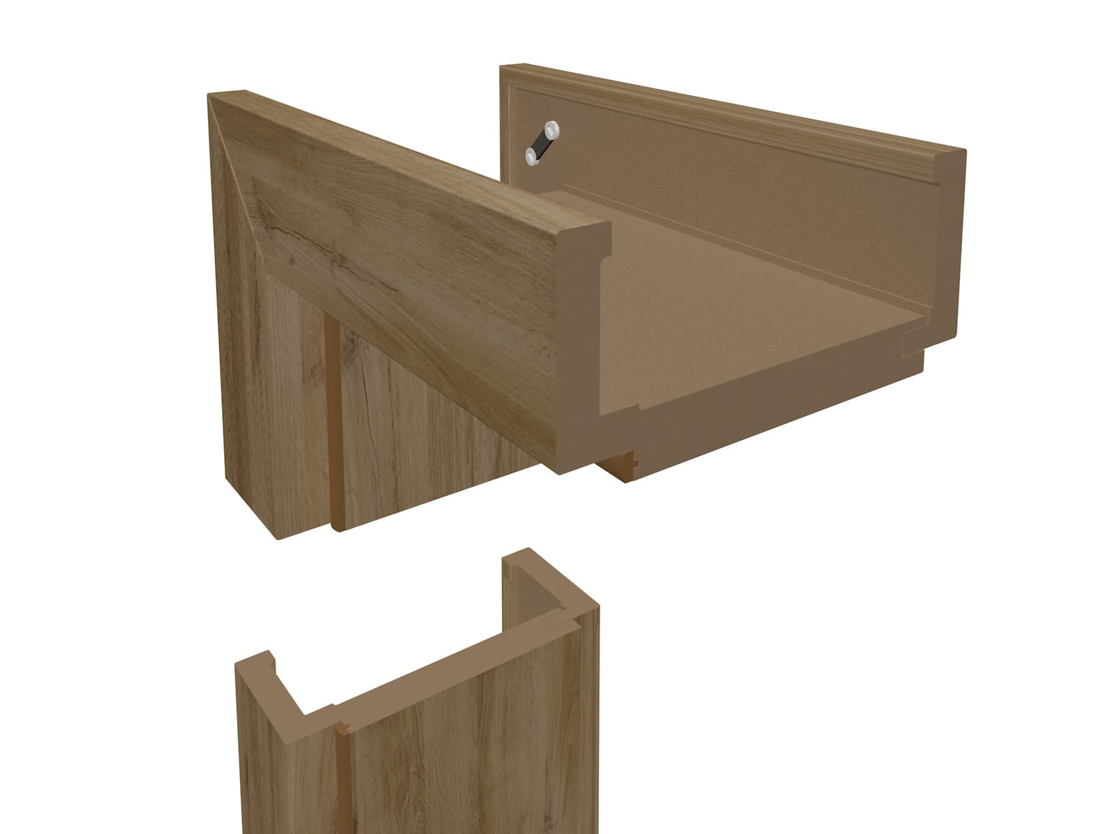 DURAT® Sandeiche Zarge Rundkante 60mm
