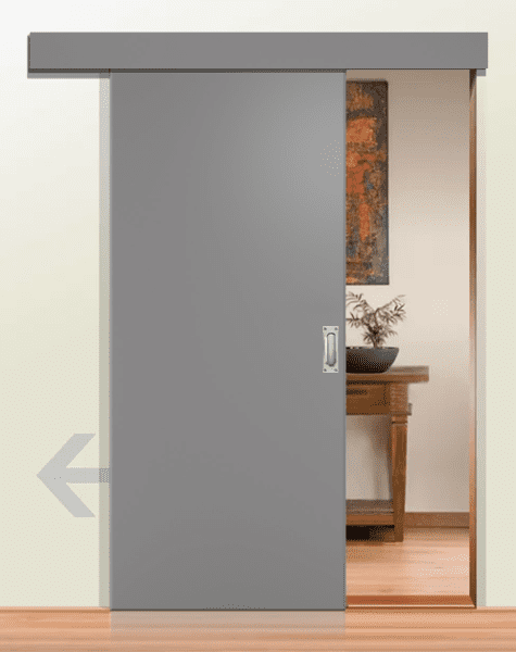 DURAT® Schiebetür Hygge grau (ähnl. RAL 7037)