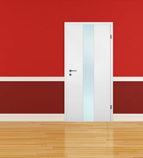 Weißlack Zimmertür Finish 1