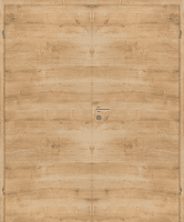 DURAT® Asteiche Struktur quer Innentür zweiflügelig mit Zarge