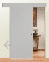 DURAT® Schiebetür Grau (ähnl. RAL 7035)