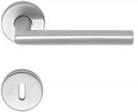 Vorschau: Weißlack Stiltür Swing 3 Vorschau: Weißlack Stiltür Swing 3 mit Zarge und Griff