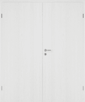 DURAT® Eiche weiß Feinstruktur Innentür zweiflügelig mit Zarge