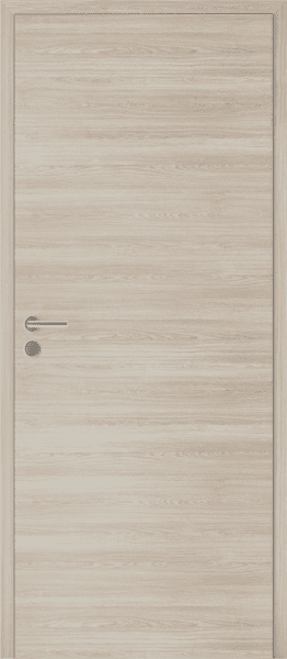 Stumpf einschlagende DURAT® Innentür Eiche grau Struktur quer mit Zarge