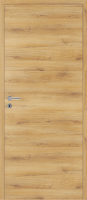 Stumpf einschlagende DURAT® Innentür Sandeiche Struktur quer mit Zarge