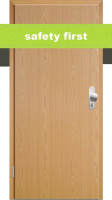 Safety First Wohnungseingangstür Eiche CPL