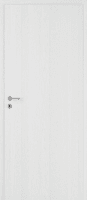 Stumpf einschlagende DURAT® Innentür Eiche weiß Feinstruktur mit Zarge