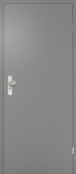 DURAT® Wohnungseingangstür Hygge grau (ähnl. RAL 7037)