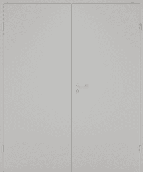 DURAT® Grau Innentür zweiflügelig mit Zarge