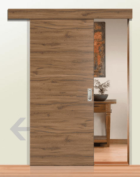 DURAT® Schiebetür Allgäueiche Struktur quer