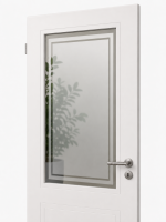 Design Stiltür Emilia 2LASAT Weißlack