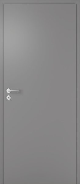 Stumpf einschlagende DURAT® Innentür Hygge grau (ähnl. RAL 7037) mit Zarge