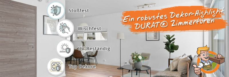 DURAT® Zimmertüren - Ein robustes Dekor-Highlight