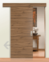 DURAT® Schiebetür Allgäueiche Struktur quer