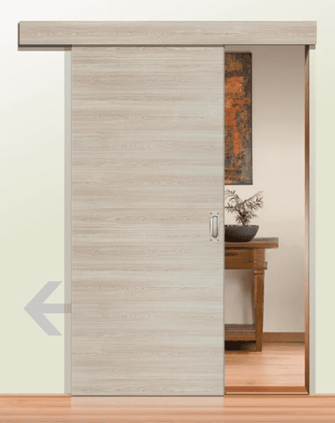DURAT® Schiebetür Eiche grau Struktur quer