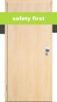 Safety First Wohnungseingangstür Ahorn CPL