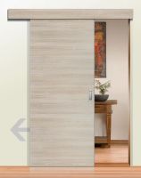 DURAT® Schiebetür Eiche grau Struktur quer