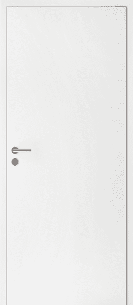 Stumpf einschlagende DURAT® Innentür Weiß Bütte mit Zarge