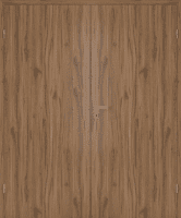 DURAT® Allgäueiche Struktur längs Innentür zweiflügelig mit Zarge