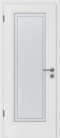 Design Stiltür Emilia 1LASAT Weißlack