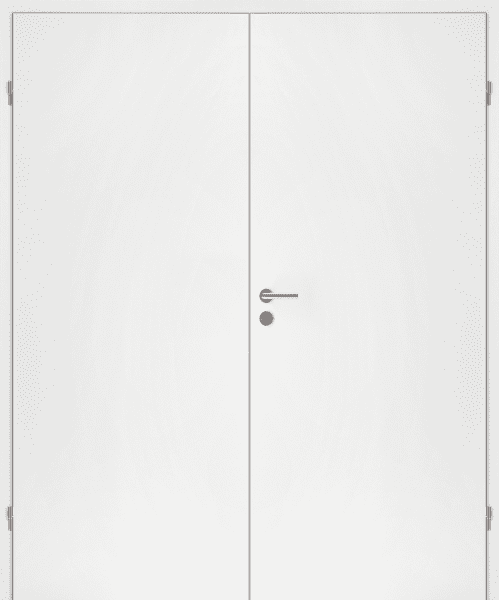 DURAT® Weiß Bütte Innentür zweiflügelig mit Zarge