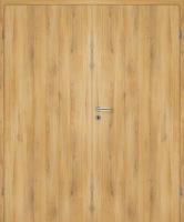 DURAT® Sandeiche Struktur längs Innentür zweiflügelig mit Zarge