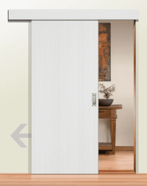 DURAT® Schiebetür Eiche weiß Feinstruktur